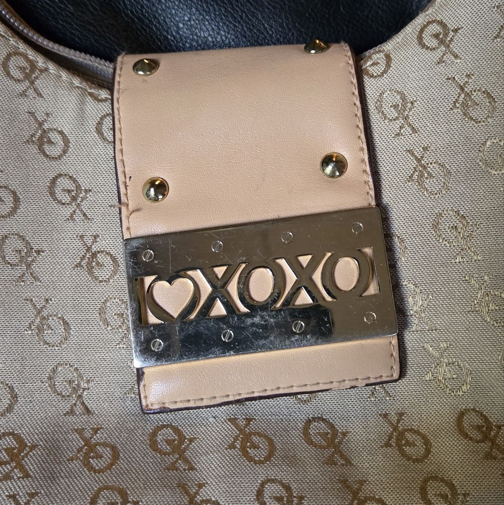XOXO beige genuine leather small bag 10"x8" - Picture 3 of 11